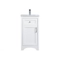 Convenience Concepts 18 in. Single Bathroom Vanity in White HI2221786